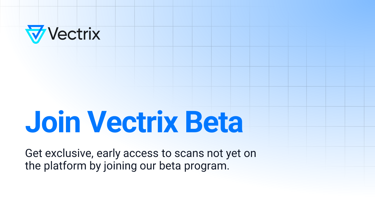 Join Vectrix Beta | Vectrix